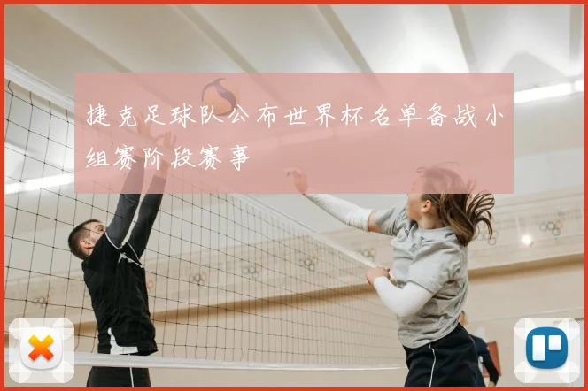 捷克足球队公布世界杯名单备战小组赛阶段赛事