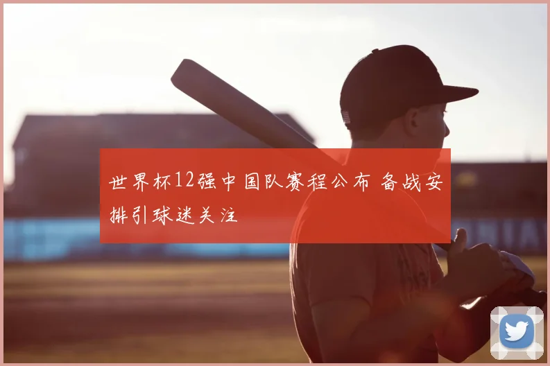 世界杯12强中国队赛程公布 备战安排引球迷关注